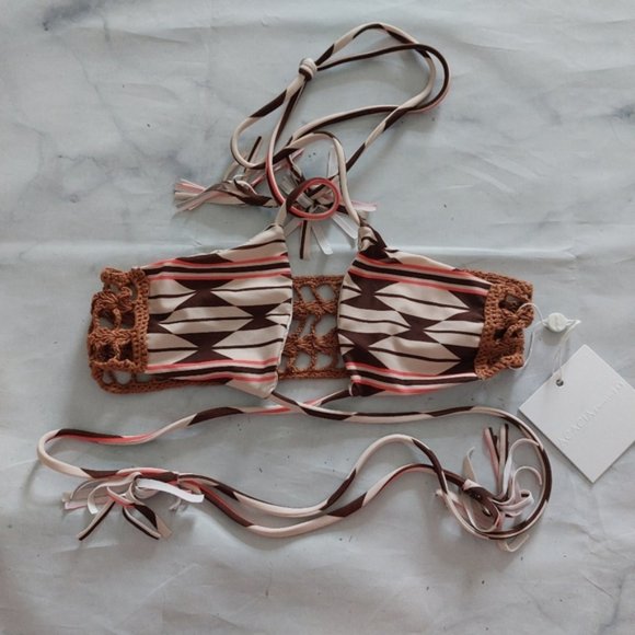 Acacia Swim Kenya Bikini Top Native - Picture 3 of 8